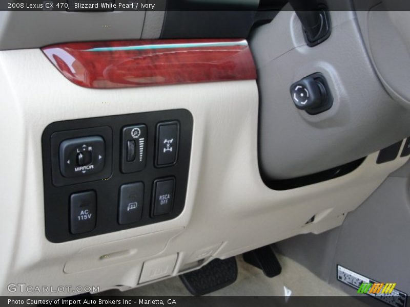 Blizzard White Pearl / Ivory 2008 Lexus GX 470