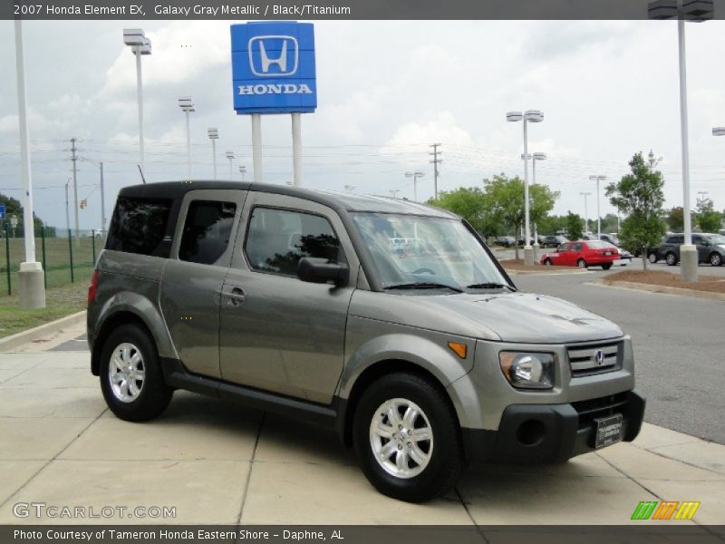 Galaxy Gray Metallic / Black/Titanium 2007 Honda Element EX