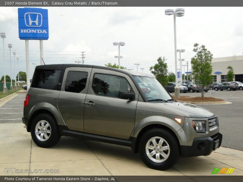 Galaxy Gray Metallic / Black/Titanium 2007 Honda Element EX