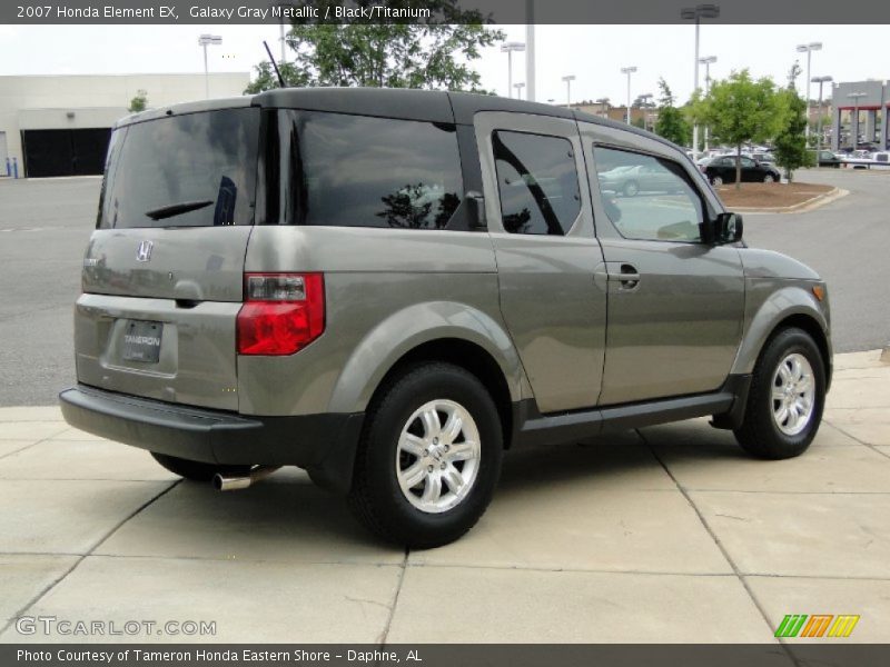 Galaxy Gray Metallic / Black/Titanium 2007 Honda Element EX
