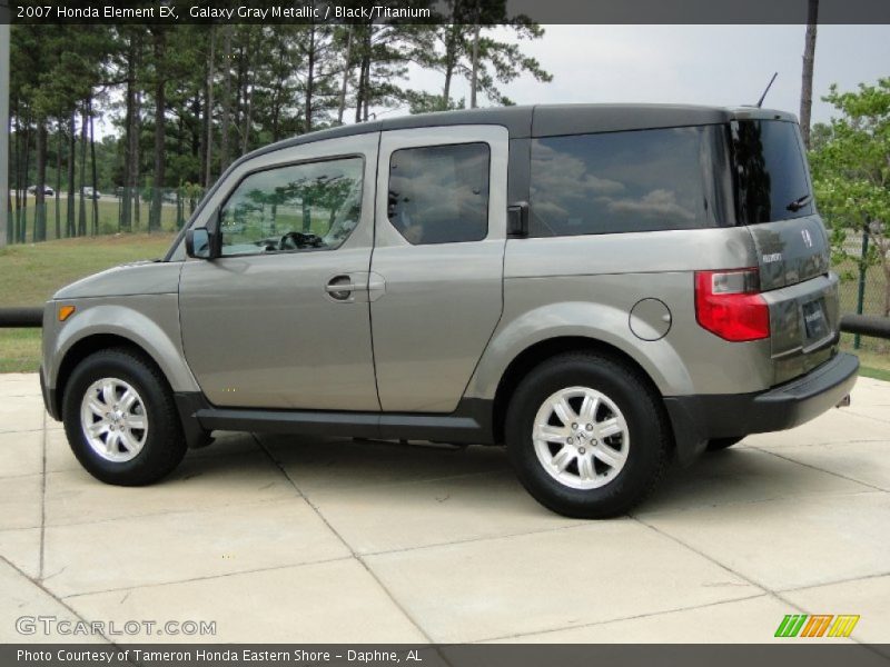 Galaxy Gray Metallic / Black/Titanium 2007 Honda Element EX