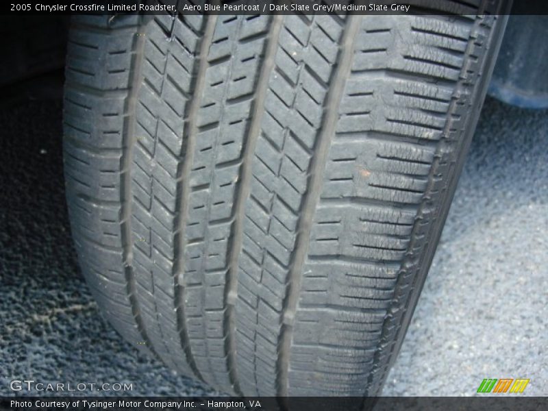 Aero Blue Pearlcoat / Dark Slate Grey/Medium Slate Grey 2005 Chrysler Crossfire Limited Roadster