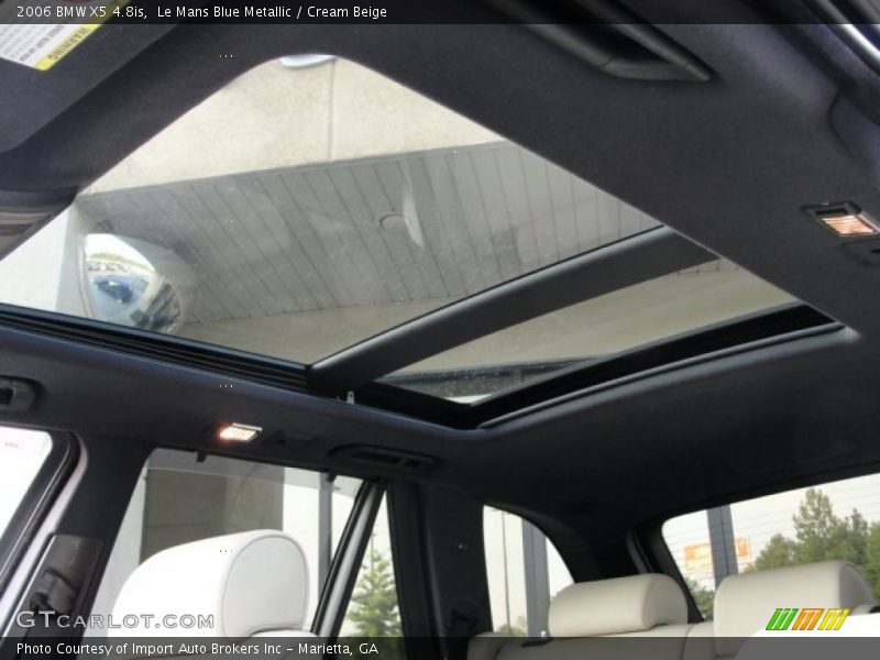 Sunroof of 2006 X5 4.8is