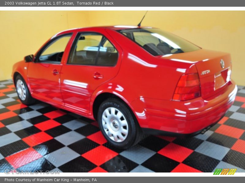 Tornado Red / Black 2003 Volkswagen Jetta GL 1.8T Sedan