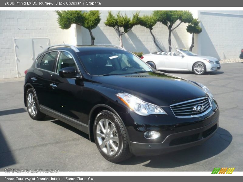 Black Obsidian / Graphite 2008 Infiniti EX 35 Journey