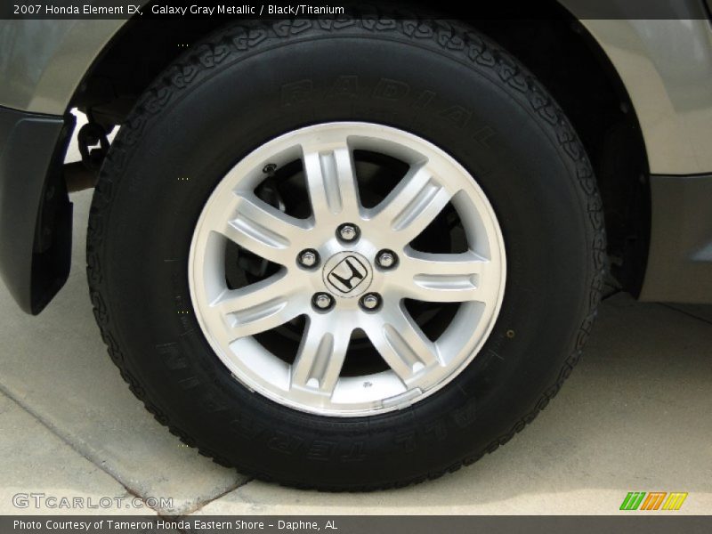 Galaxy Gray Metallic / Black/Titanium 2007 Honda Element EX