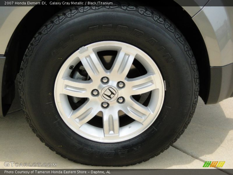 Galaxy Gray Metallic / Black/Titanium 2007 Honda Element EX