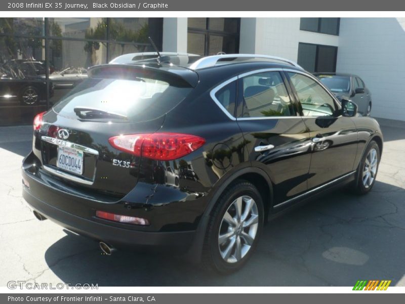 Black Obsidian / Graphite 2008 Infiniti EX 35 Journey
