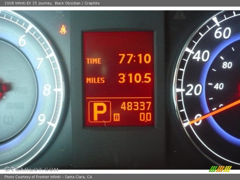 Black Obsidian / Graphite 2008 Infiniti EX 35 Journey