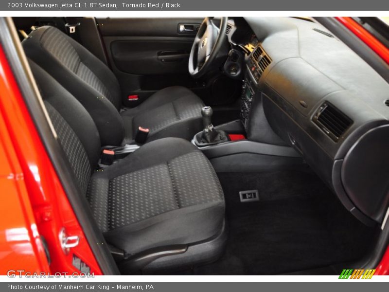  2003 Jetta GL 1.8T Sedan Black Interior