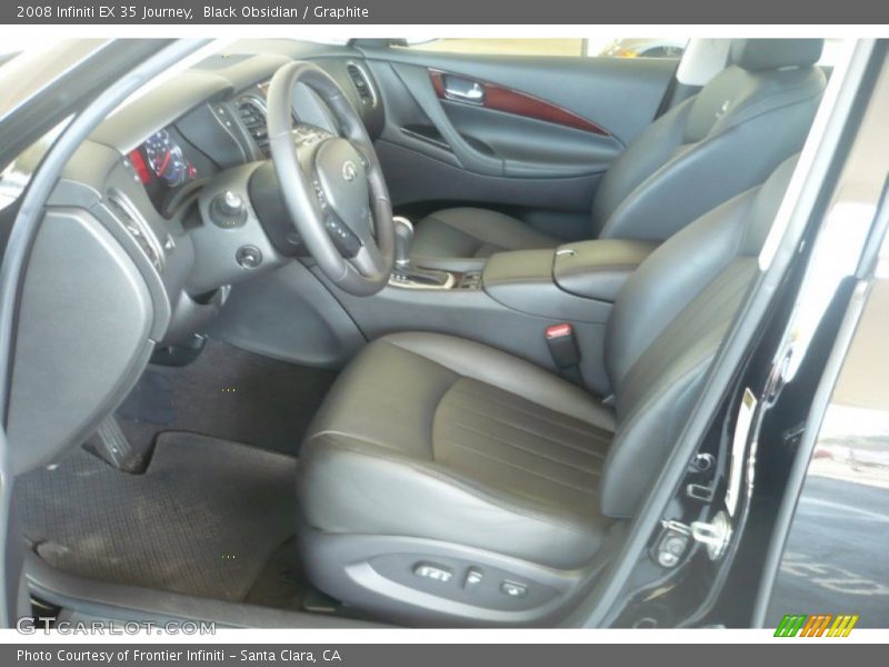 Black Obsidian / Graphite 2008 Infiniti EX 35 Journey
