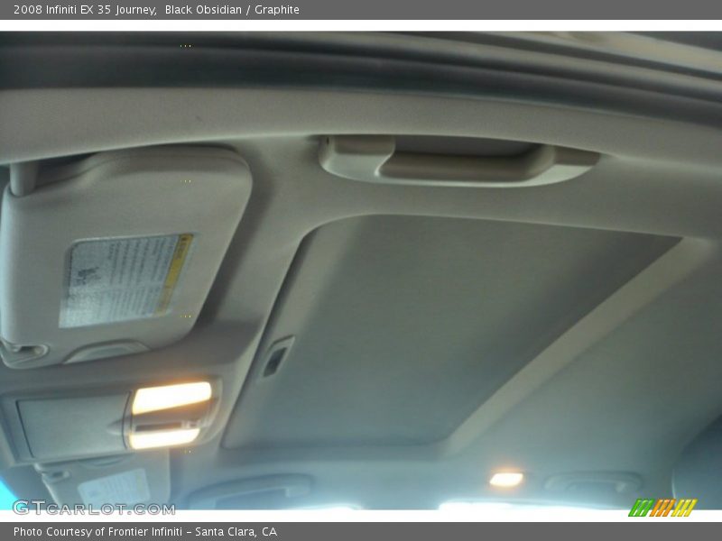 Black Obsidian / Graphite 2008 Infiniti EX 35 Journey