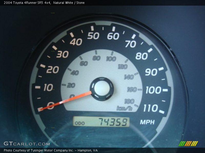 Natural White / Stone 2004 Toyota 4Runner SR5 4x4