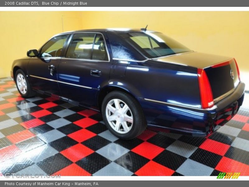 Blue Chip / Midnight Blue 2008 Cadillac DTS
