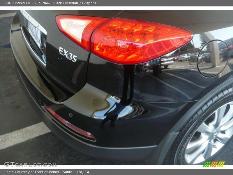 Black Obsidian / Graphite 2008 Infiniti EX 35 Journey