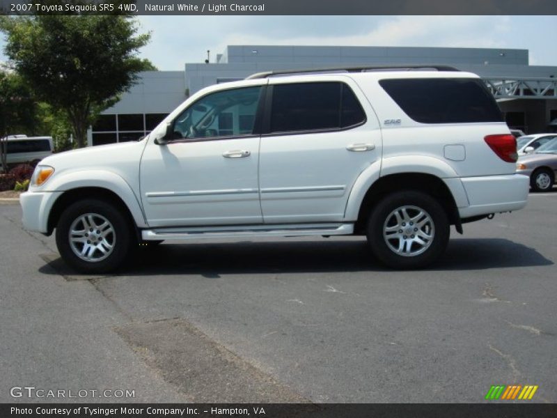 Natural White / Light Charcoal 2007 Toyota Sequoia SR5 4WD