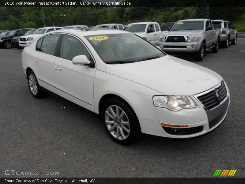 Front 3/4 View of 2010 Passat Komfort Sedan