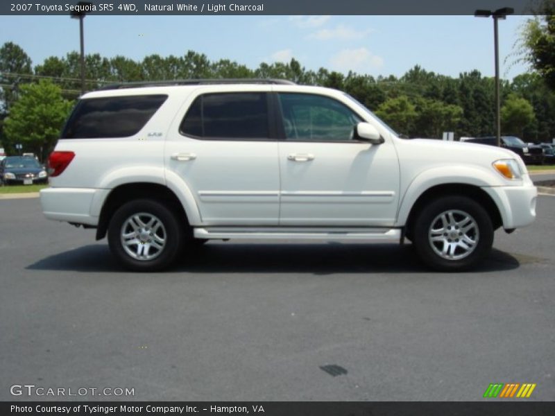 Natural White / Light Charcoal 2007 Toyota Sequoia SR5 4WD