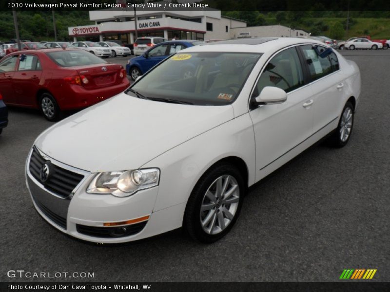 Candy White / Cornsilk Beige 2010 Volkswagen Passat Komfort Sedan