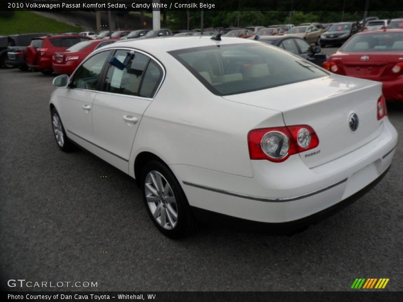 Candy White / Cornsilk Beige 2010 Volkswagen Passat Komfort Sedan