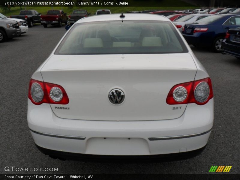 Candy White / Cornsilk Beige 2010 Volkswagen Passat Komfort Sedan