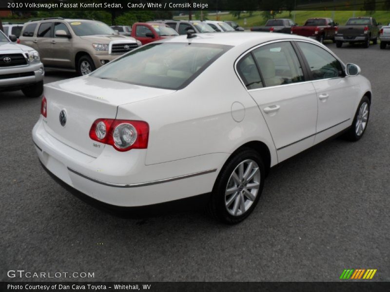 Candy White / Cornsilk Beige 2010 Volkswagen Passat Komfort Sedan