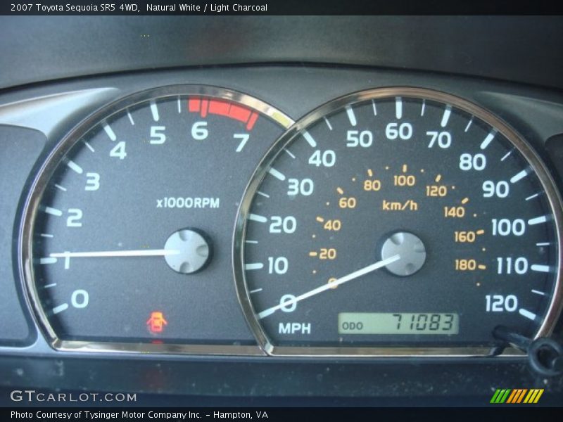 Natural White / Light Charcoal 2007 Toyota Sequoia SR5 4WD