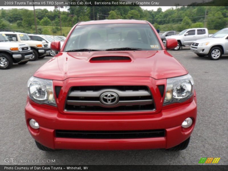 Barcelona Red Metallic / Graphite Gray 2009 Toyota Tacoma V6 TRD Sport Access Cab 4x4