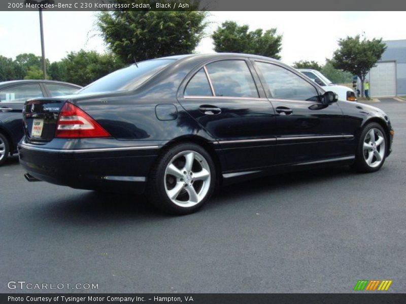 Black / Ash 2005 Mercedes-Benz C 230 Kompressor Sedan