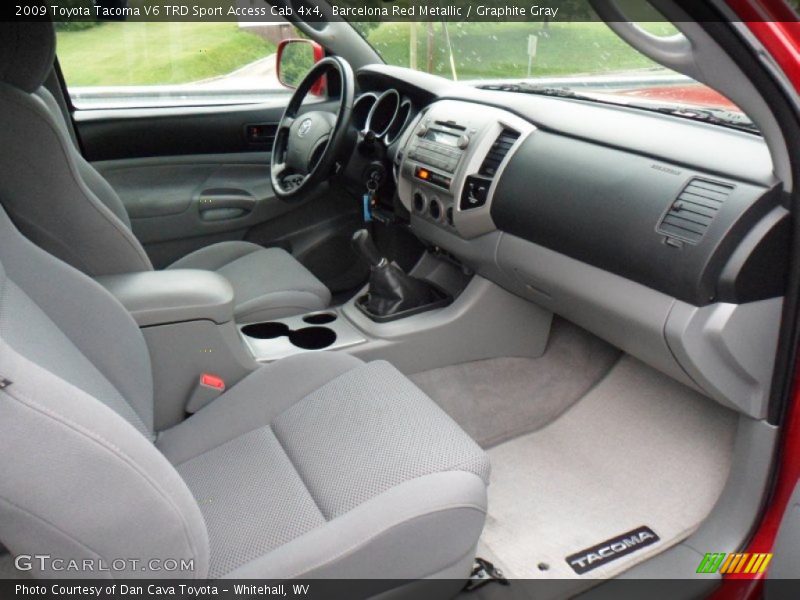 Barcelona Red Metallic / Graphite Gray 2009 Toyota Tacoma V6 TRD Sport Access Cab 4x4
