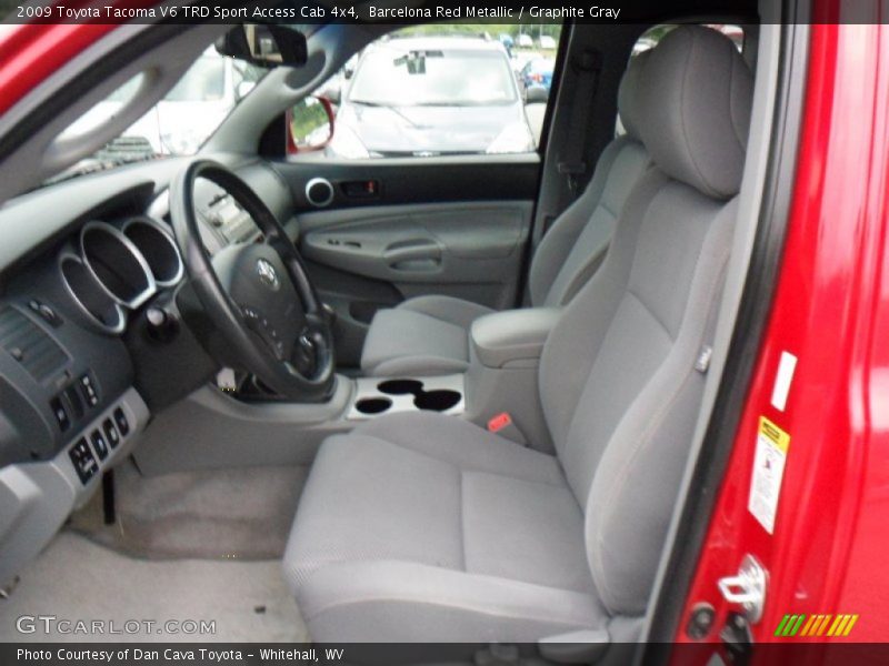 Barcelona Red Metallic / Graphite Gray 2009 Toyota Tacoma V6 TRD Sport Access Cab 4x4