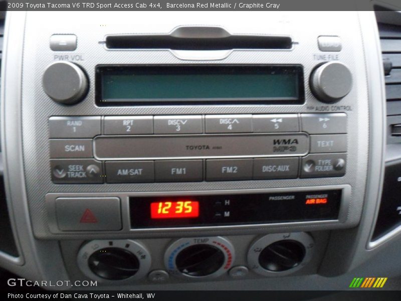Barcelona Red Metallic / Graphite Gray 2009 Toyota Tacoma V6 TRD Sport Access Cab 4x4