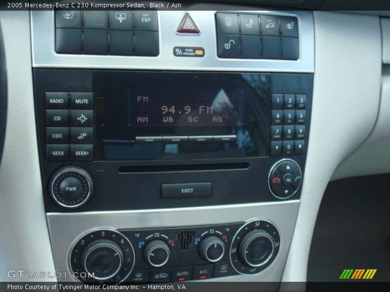 Black / Ash 2005 Mercedes-Benz C 230 Kompressor Sedan