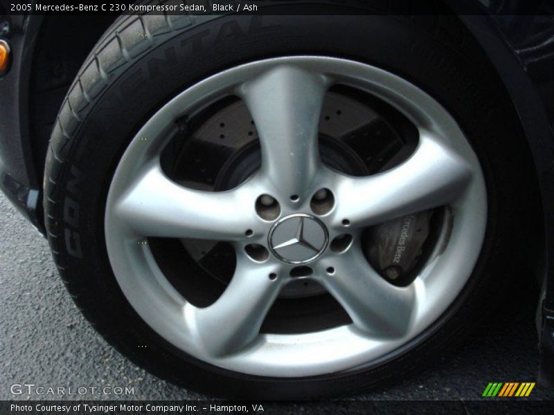 Black / Ash 2005 Mercedes-Benz C 230 Kompressor Sedan