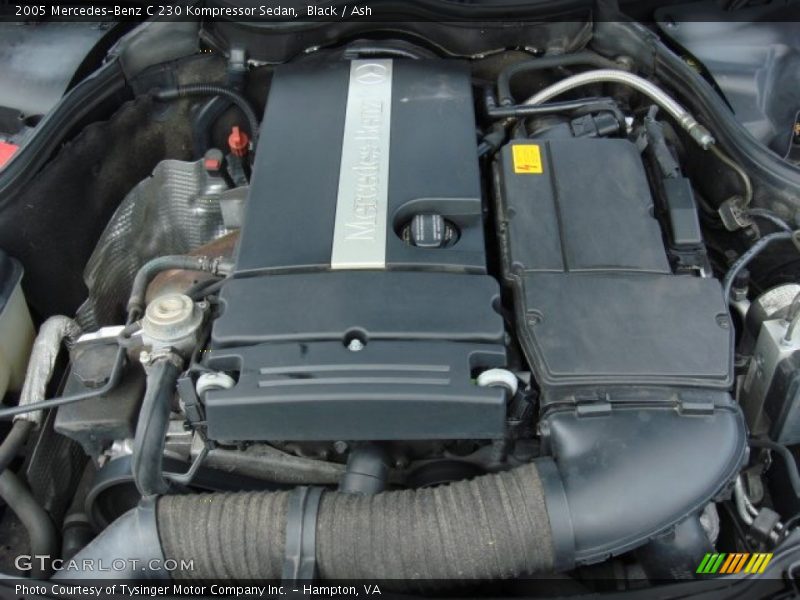 Black / Ash 2005 Mercedes-Benz C 230 Kompressor Sedan