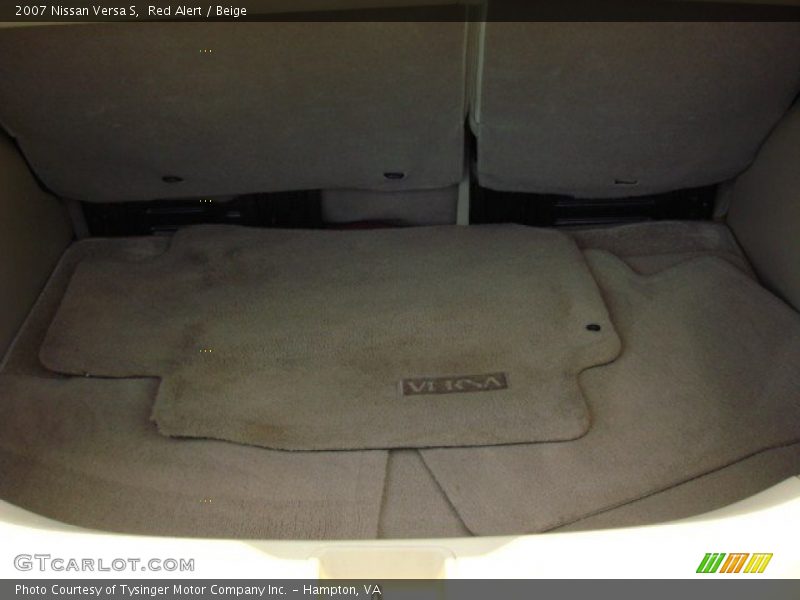 Red Alert / Beige 2007 Nissan Versa S