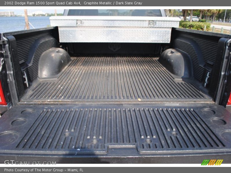 Graphite Metallic / Dark Slate Gray 2002 Dodge Ram 1500 Sport Quad Cab 4x4