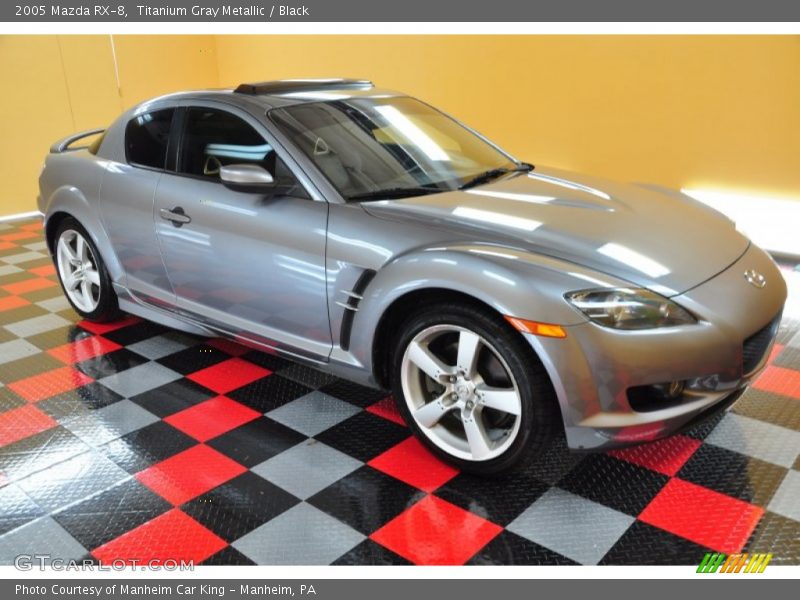 Titanium Gray Metallic / Black 2005 Mazda RX-8