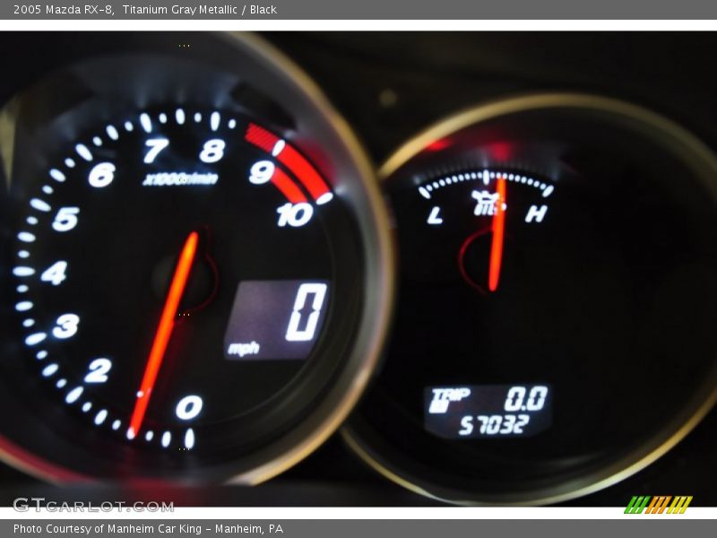 Titanium Gray Metallic / Black 2005 Mazda RX-8