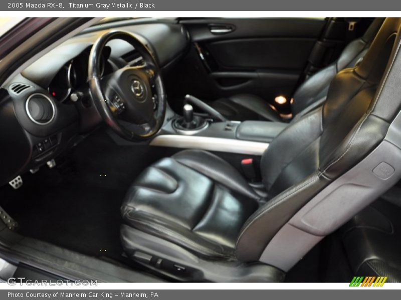 Titanium Gray Metallic / Black 2005 Mazda RX-8