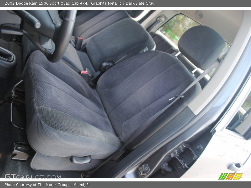 Graphite Metallic / Dark Slate Gray 2002 Dodge Ram 1500 Sport Quad Cab 4x4