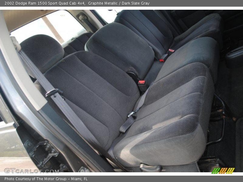 Graphite Metallic / Dark Slate Gray 2002 Dodge Ram 1500 Sport Quad Cab 4x4