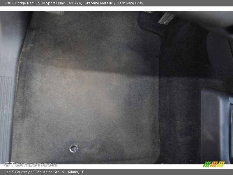 Graphite Metallic / Dark Slate Gray 2002 Dodge Ram 1500 Sport Quad Cab 4x4