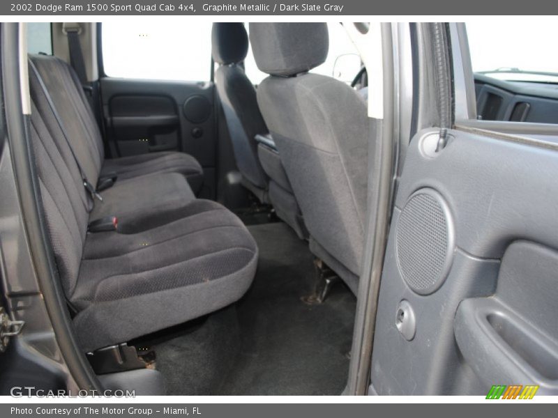 Graphite Metallic / Dark Slate Gray 2002 Dodge Ram 1500 Sport Quad Cab 4x4