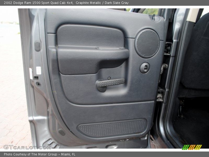 Graphite Metallic / Dark Slate Gray 2002 Dodge Ram 1500 Sport Quad Cab 4x4