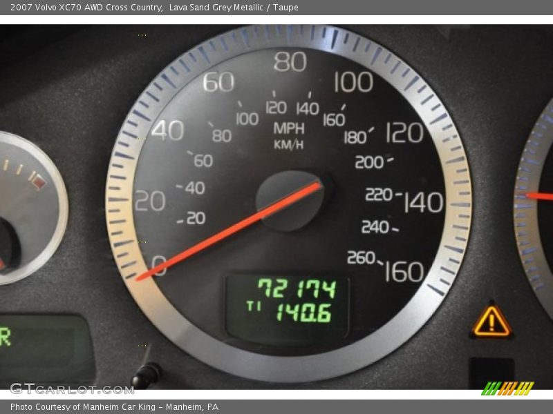 Lava Sand Grey Metallic / Taupe 2007 Volvo XC70 AWD Cross Country