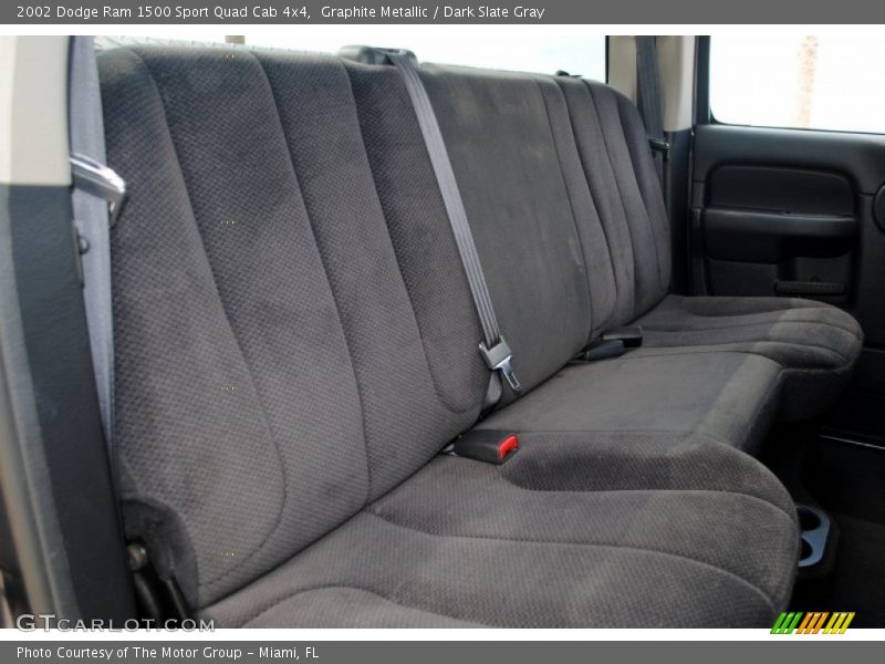 Graphite Metallic / Dark Slate Gray 2002 Dodge Ram 1500 Sport Quad Cab 4x4