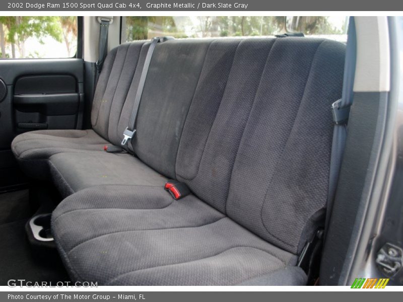 Graphite Metallic / Dark Slate Gray 2002 Dodge Ram 1500 Sport Quad Cab 4x4