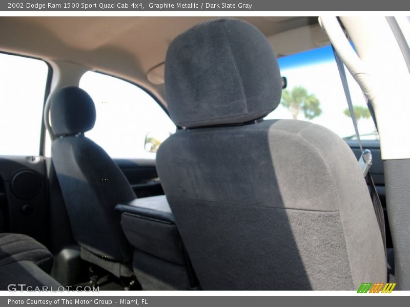 Graphite Metallic / Dark Slate Gray 2002 Dodge Ram 1500 Sport Quad Cab 4x4