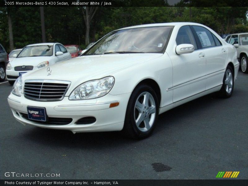 Alabaster White / Java 2005 Mercedes-Benz S 430 Sedan